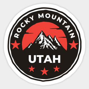 Rocky Mountain Utah - Travel Sticker